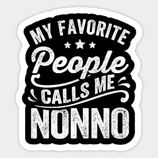 My Favorite People Calls Me Nonno Sticker